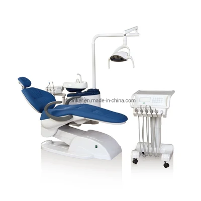 LK-AY03 Foshan Dental Unit Chair Ausstattungspreise mit beweglichem Wagen und anderen Ersatzteilen